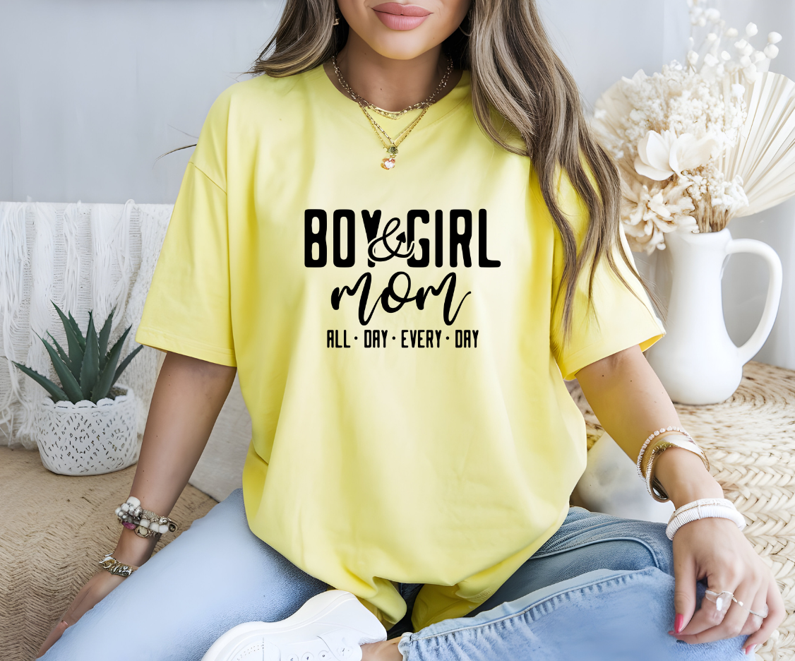 Boy and Girl Mom