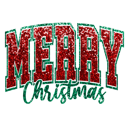 Glitter Merry Christmas