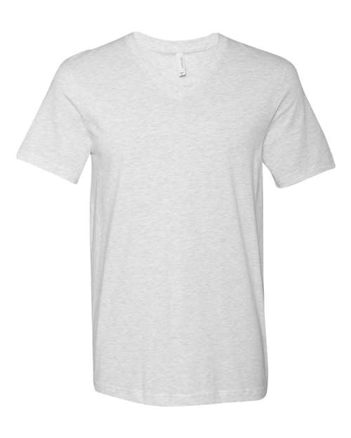 The BELLA + CANVAS 3005 is a light gray short-sleeve crew neck T-shirt made from soft Airlume combed cotton, shown on a white background.