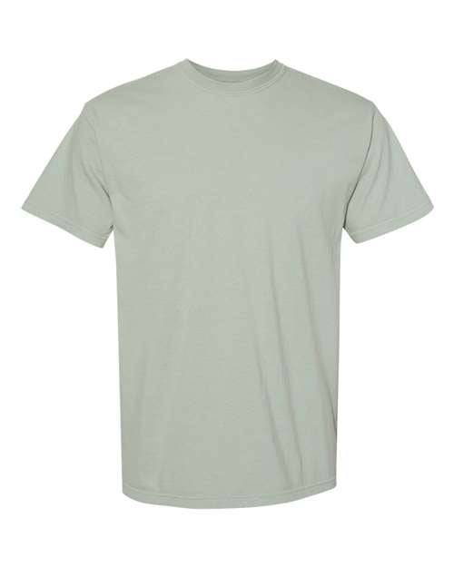 Comfort Colors 1717 short-sleeve t-shirt in plain light gray, shown front-facing on a white background. Made from sustainable cotton with no logos, patterns, or designs.