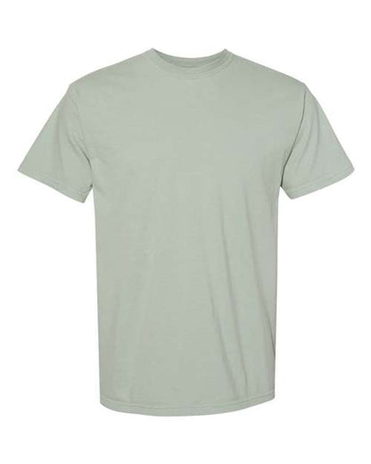 Comfort Colors 1717 short-sleeve t-shirt in plain light gray, shown front-facing on a white background. Made from sustainable cotton with no logos, patterns, or designs.