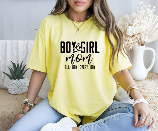 Boy and Girl Mom
