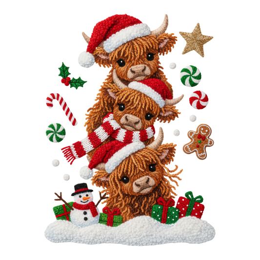 Cute Christman Cow