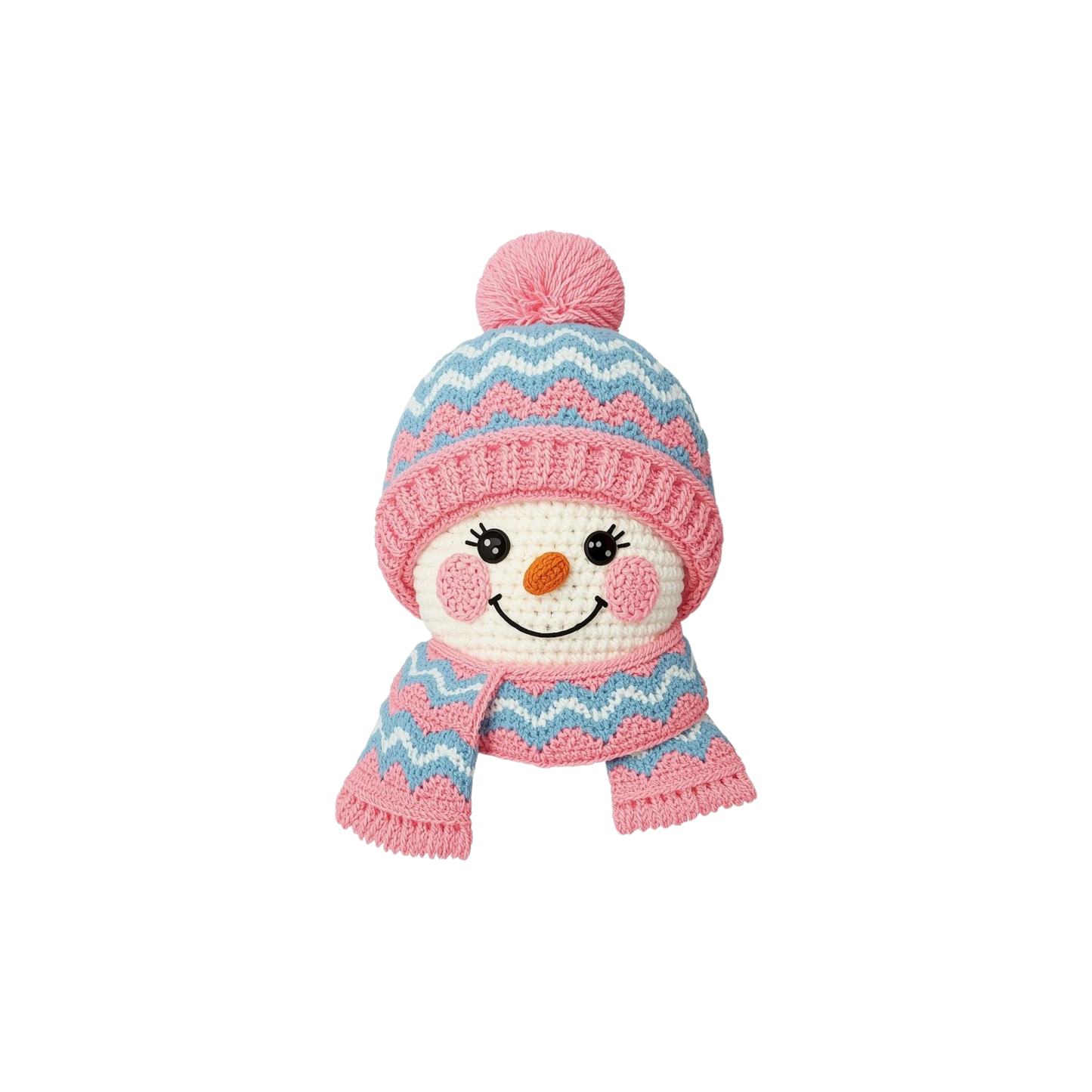 Pink Snowman